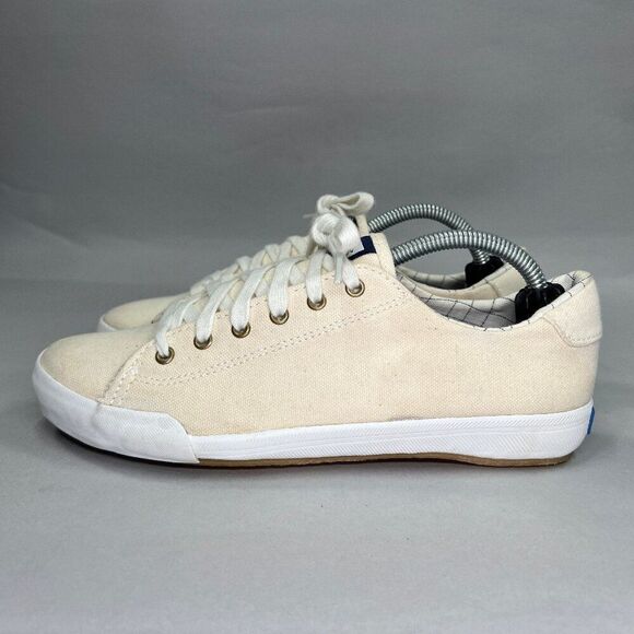 Keds Women's Size 6 Beige Canvas Sneakers - Picture 4 of 11